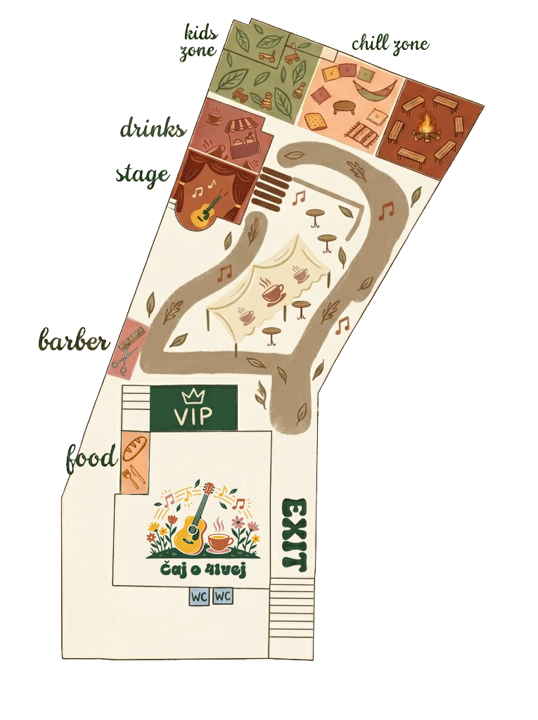 Mapa areálu